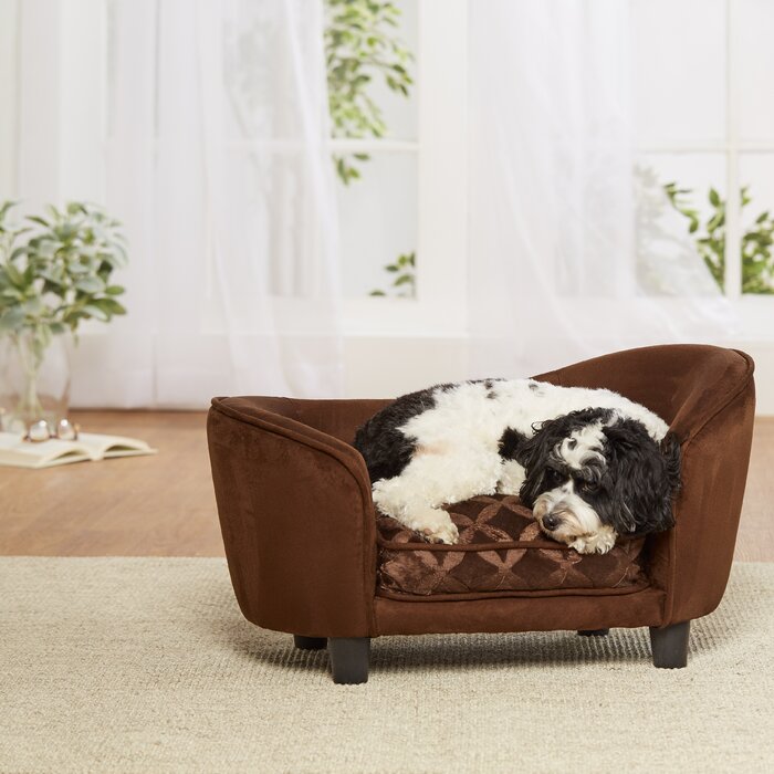 ultra plush snuggle dog sofa